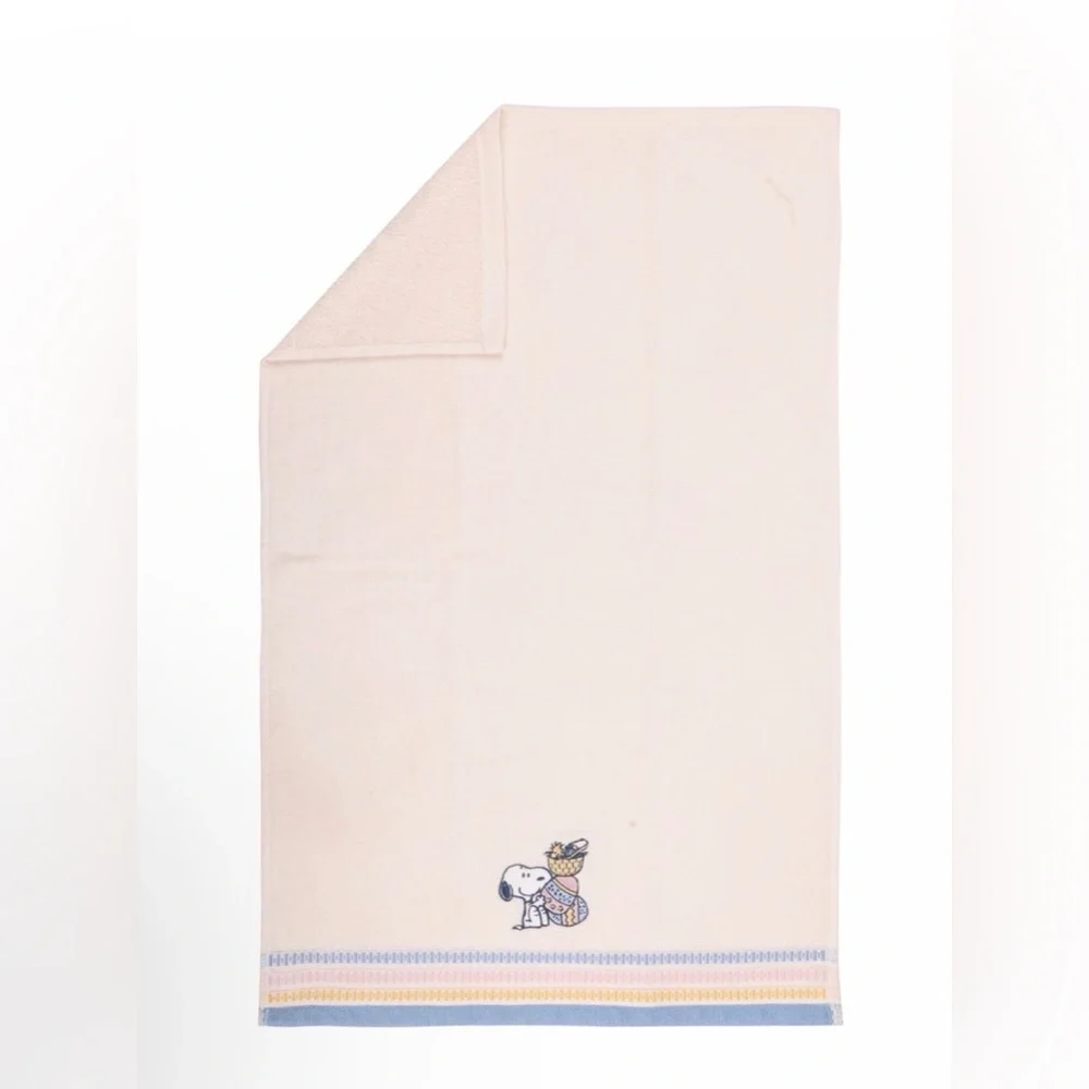 Easter Peanuts Snoopy & Eggs Hand Towel 2pc Set